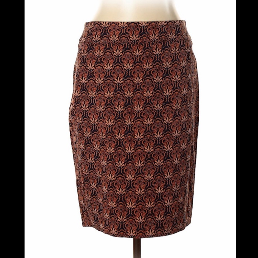 Printed Ann Taylor LOFT Pencil Skirt